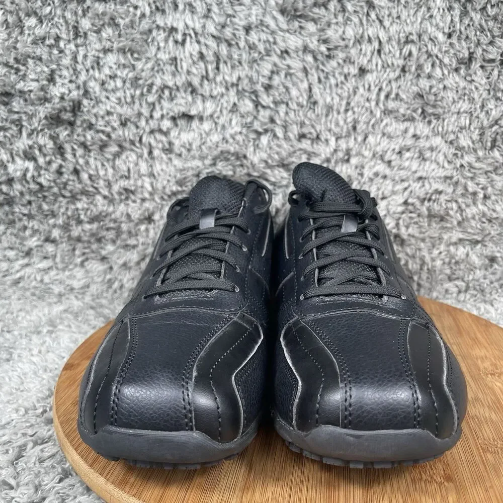 SafeTStep Simon Oxford Shoes Men's 13 Black Lace Up Casual Non Slip Comfort